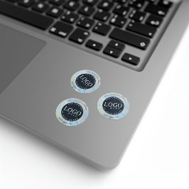 Holografisches Logo für kundenspezifische Geschäft Runder Aufkleber
