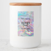 holografisches minimalistisches Etikett für vertik (Vorderseite)