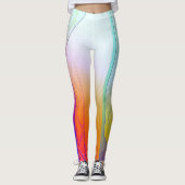 Holografisches Neo-Phantom-Sci-Fi-Panel Leggings (Vorderseite)