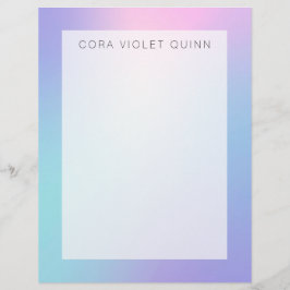 Holografisches Ombre Briefbogen