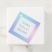 Holografisches Ombre Geschenkanhänger (Beispiel)