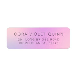 Holografisches Ombre-Label