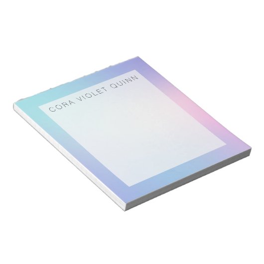 Holografisches Ombre Notizblock (angewinkelt)