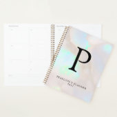 Holografisches Opal-Irideszent-Monogramm Chic Planer (Anzeige)