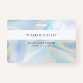 Holografisches Personal Alle Zutritt Pass Name des Ausweis (Rückseite)