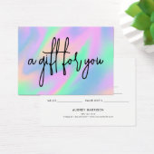 Holografisches Rainbow-Script-Geschenk (Schreibtisch)