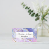 Holografisches Regenbogengold Visitenkarte (Stehend Vorderseite)