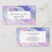 Holografisches Regenbogengold Visitenkarte (Vorne/Hinten)