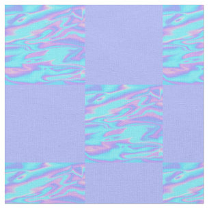 Holografisches Schachbrett Stoff