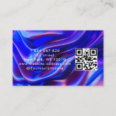 Holografisches Signaturskript mit QR-Code Visitenkarte (Rückseite)