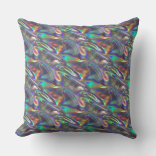 holografisches Silber Kissen