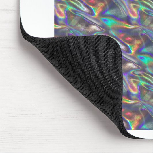 holografisches Silber Mousepad (Ecke)