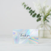 Holografisches Skript Kleines Unternehmen Vielen D Visitenkarte (Stehend Vorderseite)