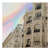 Holografisches Stadtbild Poster (Vorderseite)