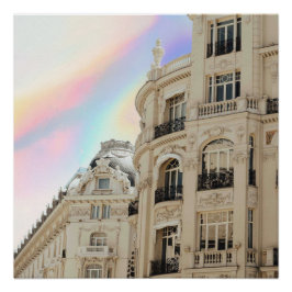 Holografisches Stadtbild Poster