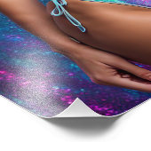 Holografisches Swimsuit Fotodruck (Ecke)