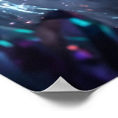 Hologram Bat Neon Cavern Poster (Ecke)