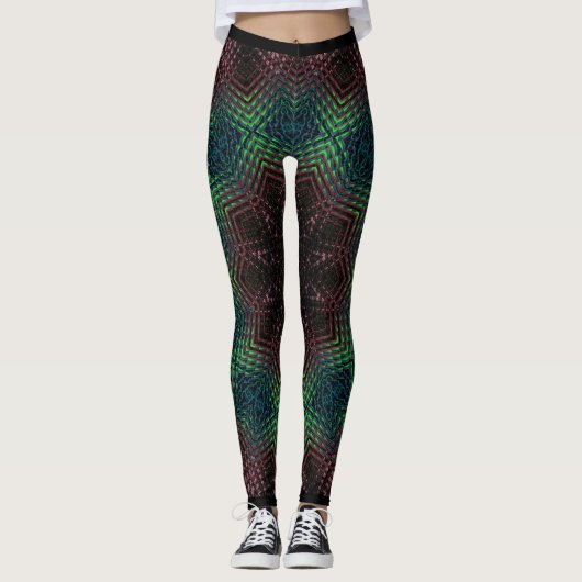 Hologramm 1 Design Leggings (Vorderseite)
