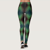 Hologramm 2 Design Leggings (Rückseite)