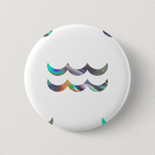 Hologramm Aquarius Button (Vorderseite)