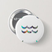 Hologramm Aquarius Button (Vorne & Hinten)