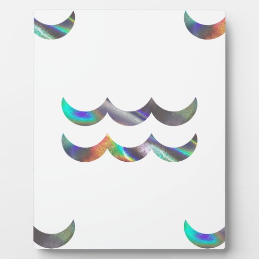 Hologramm Aquarius Fotoplatte (Vorderseite)