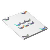 Hologramm Aquarius Notizblock (angewinkelt)