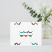 Hologramm Aquarius Postkarte (Stehend Vorderseite)