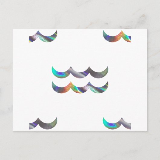 Hologramm Aquarius Postkarte (Vorderseite)