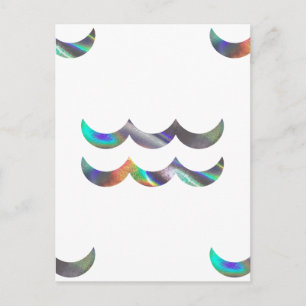 Hologramm Aquarius Postkarte