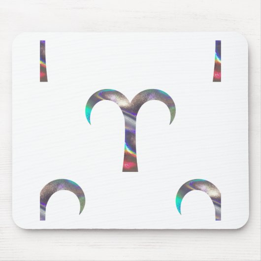Hologramm Aries Mousepad (Vorne)