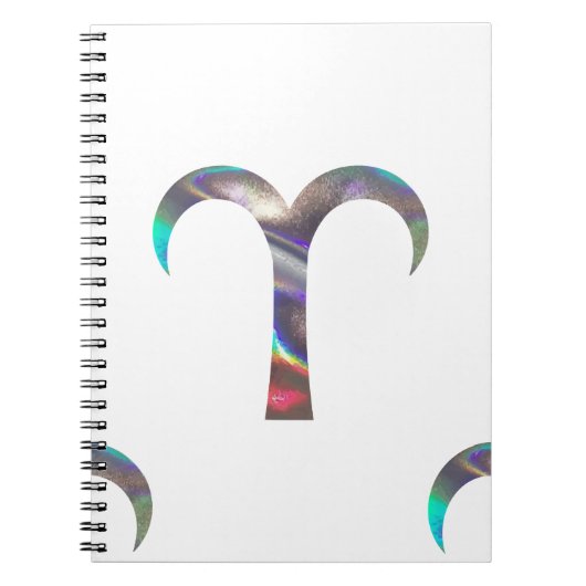 Hologramm Aries Notizblock (Vorderseite)