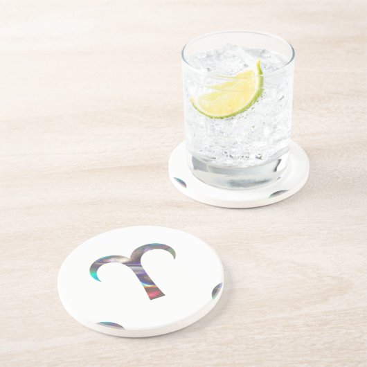 Hologramm Aries Untersetzer (Seite)