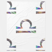 Hologramm-Bibliothek Fleecedecke (Vorderseite)