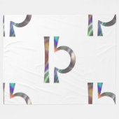 Hologramm-Bibliothek Fleecedecke (Vorderseite (Horizontal))