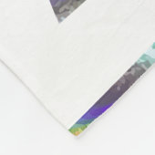 Hologramm-Bibliothek Fleecedecke (Ecke)