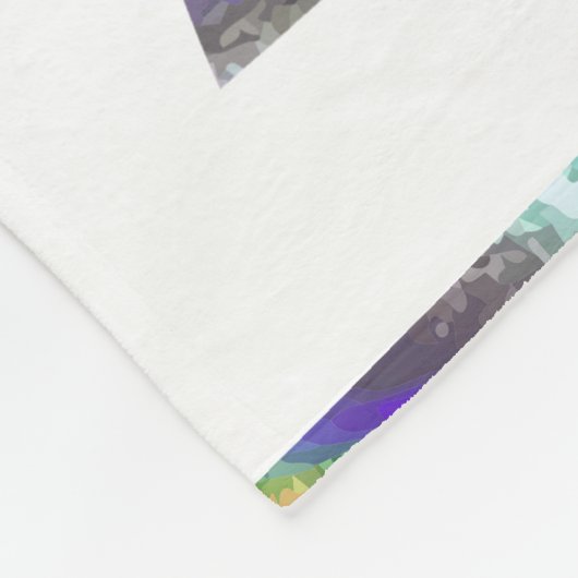 Hologramm-Bibliothek Fleecedecke (Ecke)