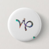 Hologramm Capricorn Button (Vorderseite)