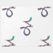 Hologramm Capricorn-Decke Fleecedecke (Vorderseite (Horizontal))