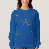 Hologramm Capricorn Frauen Sweatshirt (Vorderseite)