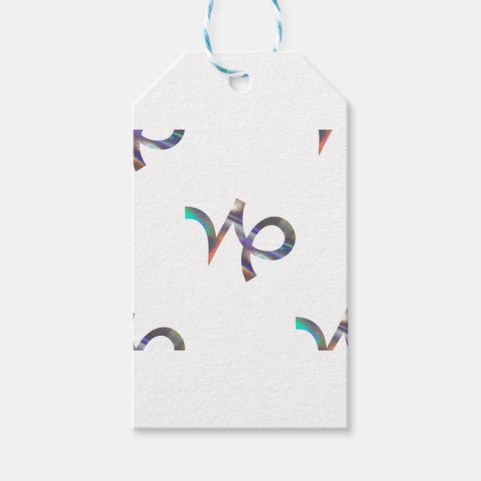 Hologramm Capricorn Geschenkanhänger (Vorderseite)