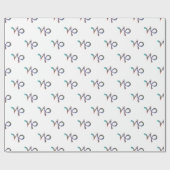 Hologramm Capricorn Geschenkpapier (Flach)