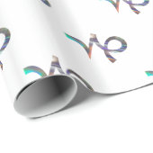 Hologramm Capricorn Geschenkpapier (Rolleneckpunkt)