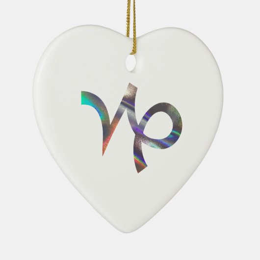 Hologramm Capricorn Keramikornament (Rechts)