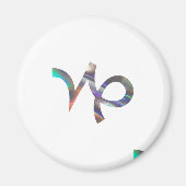 Hologramm Capricorn Magnet (Vorne)