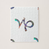 Hologramm Capricorn Puzzle (Vertikal)