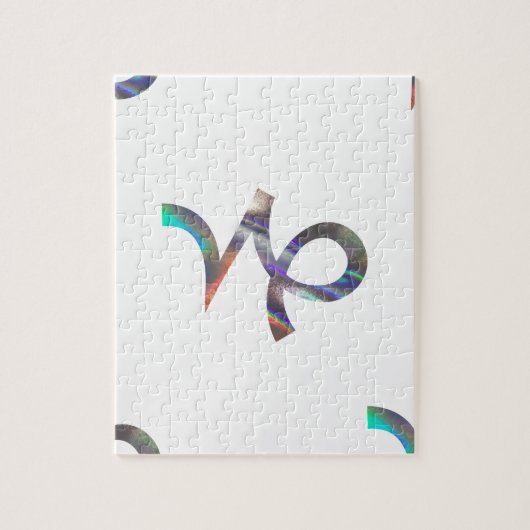 Hologramm Capricorn Puzzle (Vertikal)
