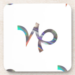 Hologramm Capricorn Untersetzer
