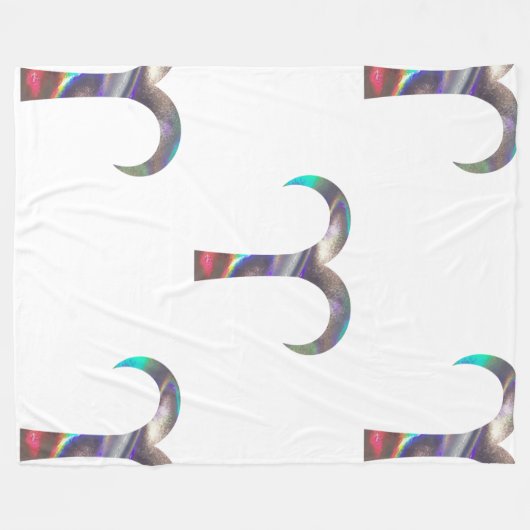 Hologramm-Decken Fleecedecke (Vorderseite (Horizontal))