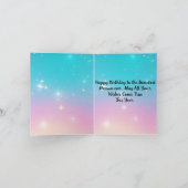 Hologramm des Glitzern Karte (Innenseite)